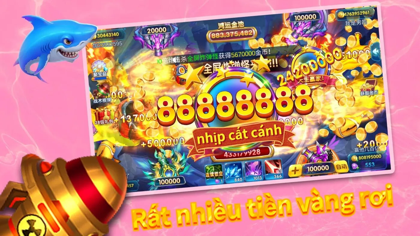 Để bắn được nhiều cá game thủ cần ngắm chuẩn xác